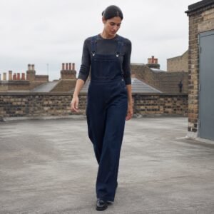 Broadwick Wide Leg Dungarees — Dungarees by YOON SYM. worn by a model.