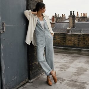 Marshall Denim Boilersuit — Dungarees by YOON SYM. worn by a model.