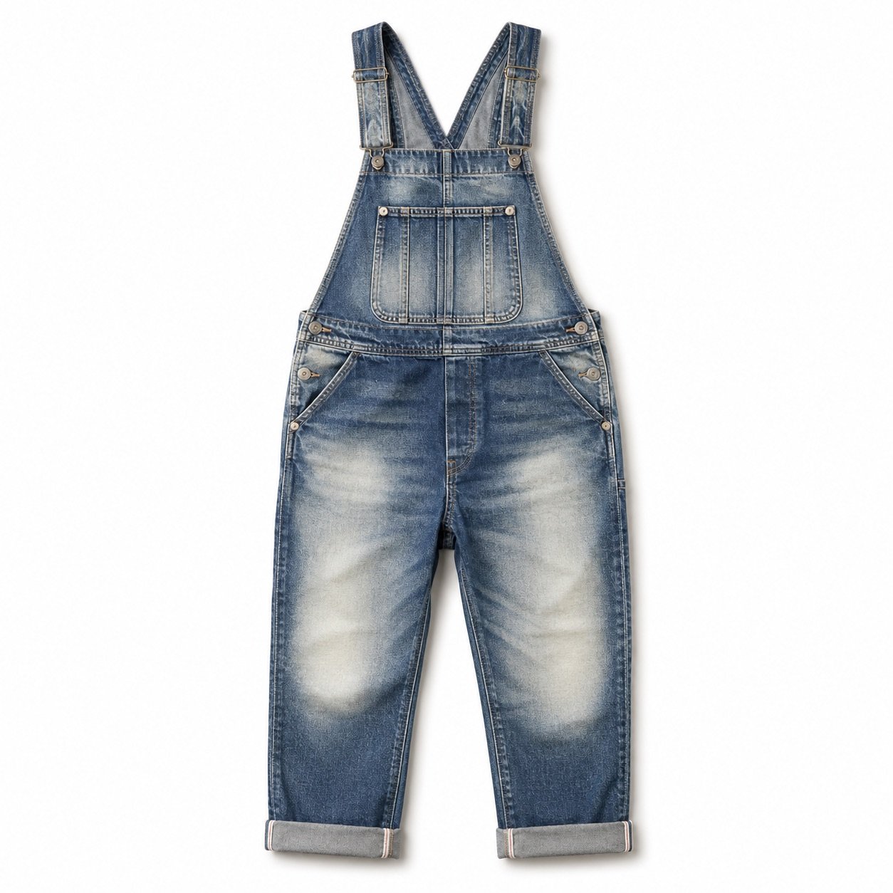 Soho Cropped Dungarees — Dungarees by YOON SYM. product photograph on a white background.