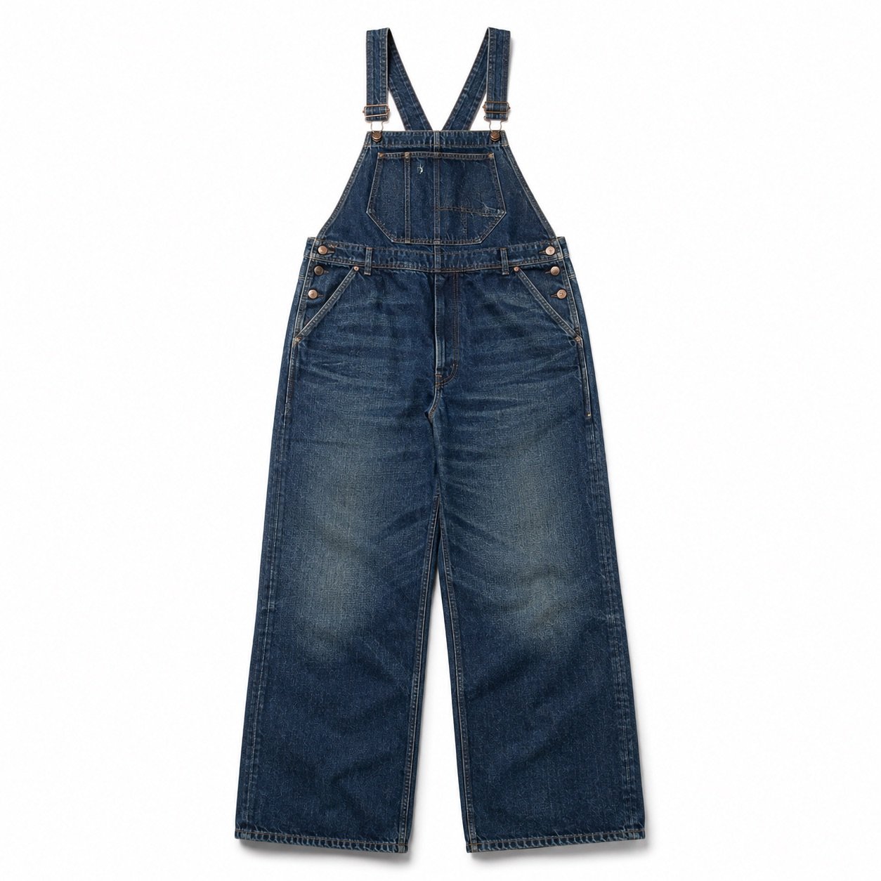 Beak Wide Leg Dungarees — Dungarees by YOON SYM. product photograph on a white background.