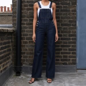 Argyll Straight Leg Dungarees — YOON SYM knitwear, product photograph