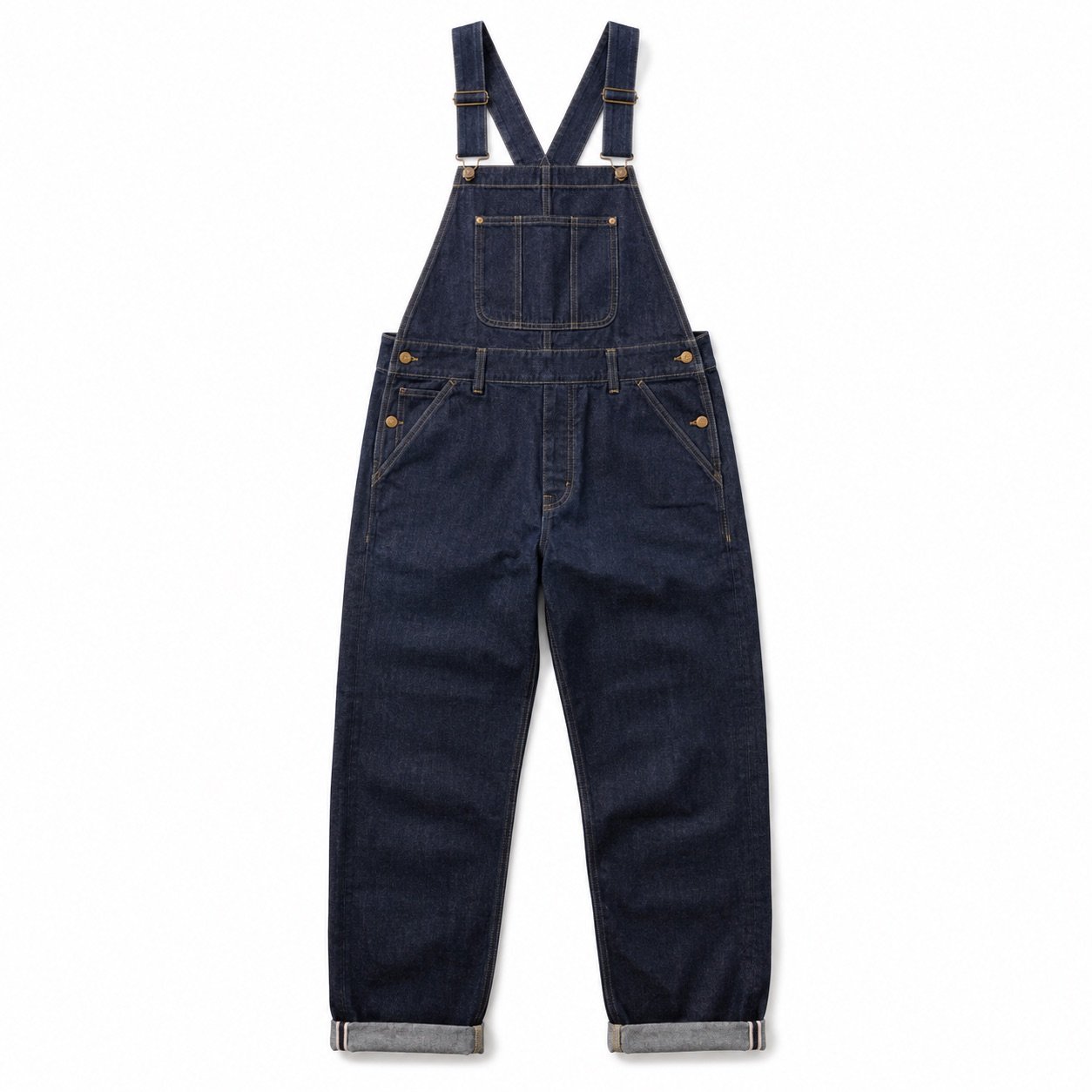 Berwick Straight Leg Dungarees — Dungarees by YOON SYM. product photograph on a white background.