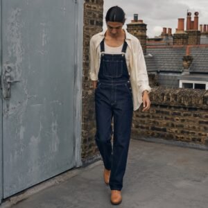 Berwick Straight Leg Dungarees — Dungarees by YOON SYM. worn by a model.