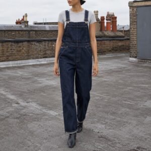 Poland Straight Leg Dungarees — Dungarees by YOON SYM. worn by a model.