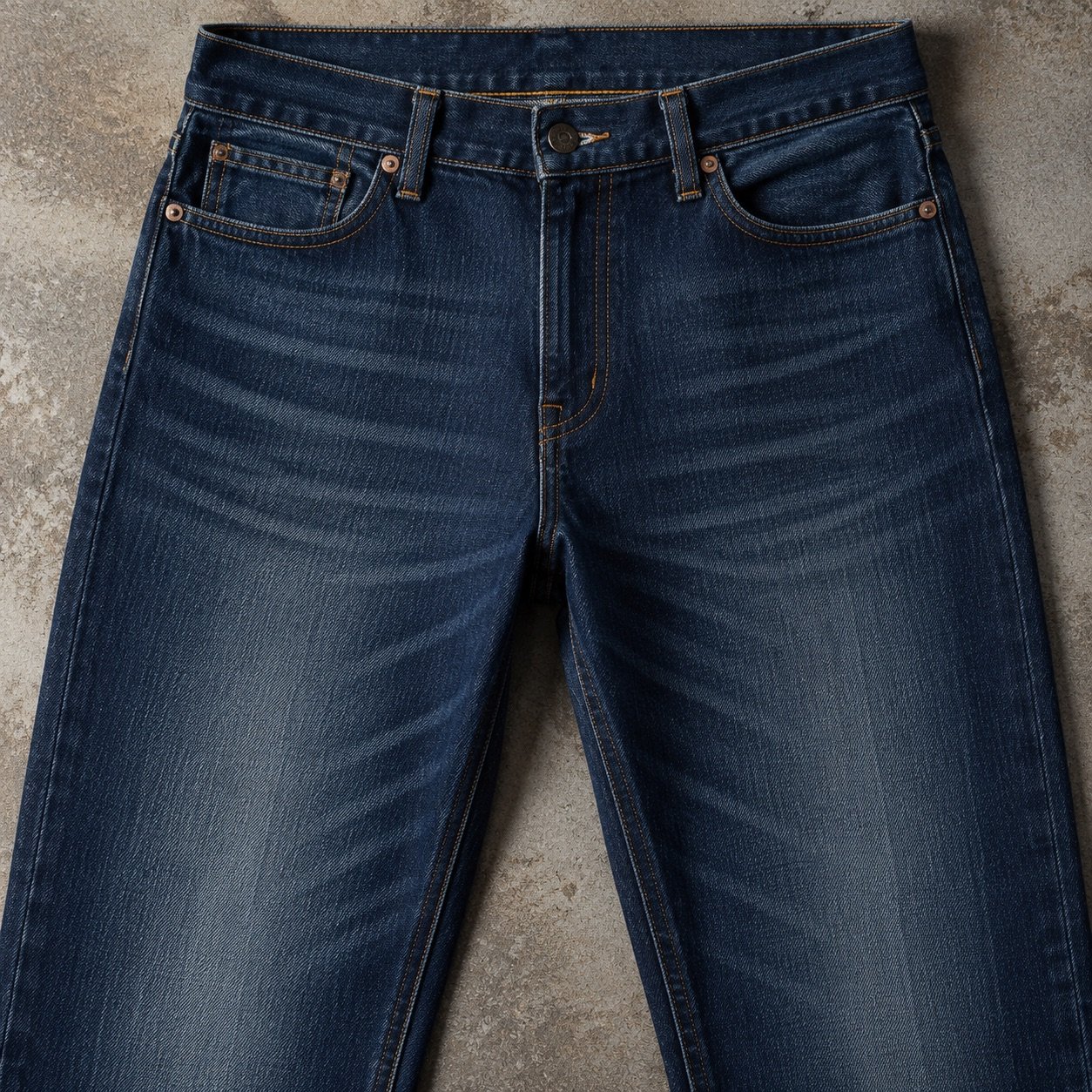 Ganton Straight Leg Jean — Jeans by YOON SYM. close detail of the fabric and finish.