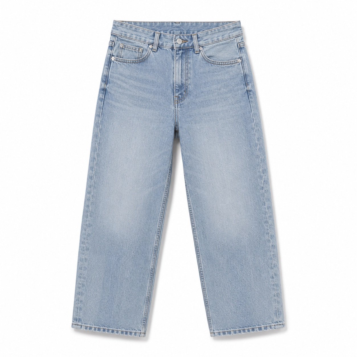 Foubert Cropped Straight Jean — Jeans by YOON SYM. product photograph on a white background.