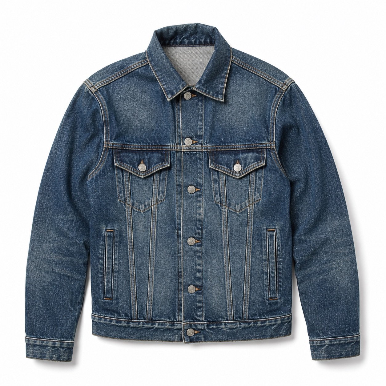 Poland Classic Trucker Jacket — Denim Jackets by YOON SYM. product photograph on a white background.