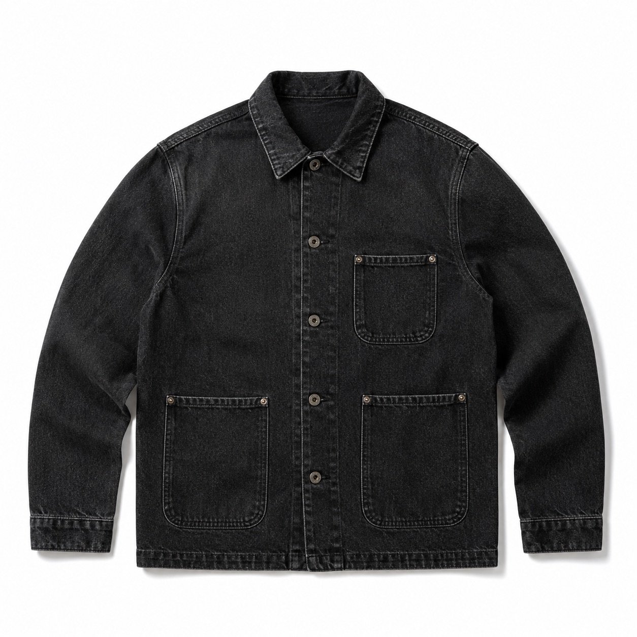 Argyll Denim Chore Jacket — Denim Jackets by YOON SYM. product photograph on a white background.